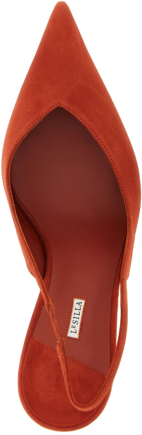 LE SILLA Blue Lambskin High Heel Pumps