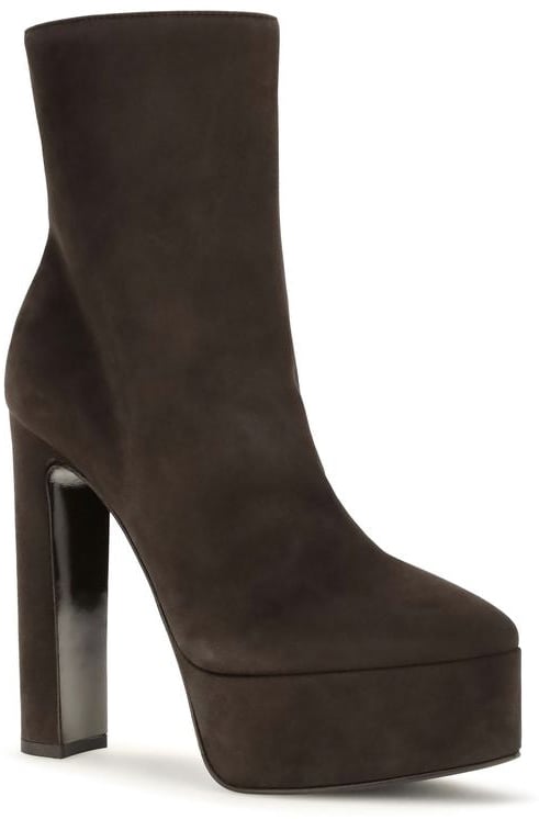 LE SILLA Brown Suede Leather Ankle Boots