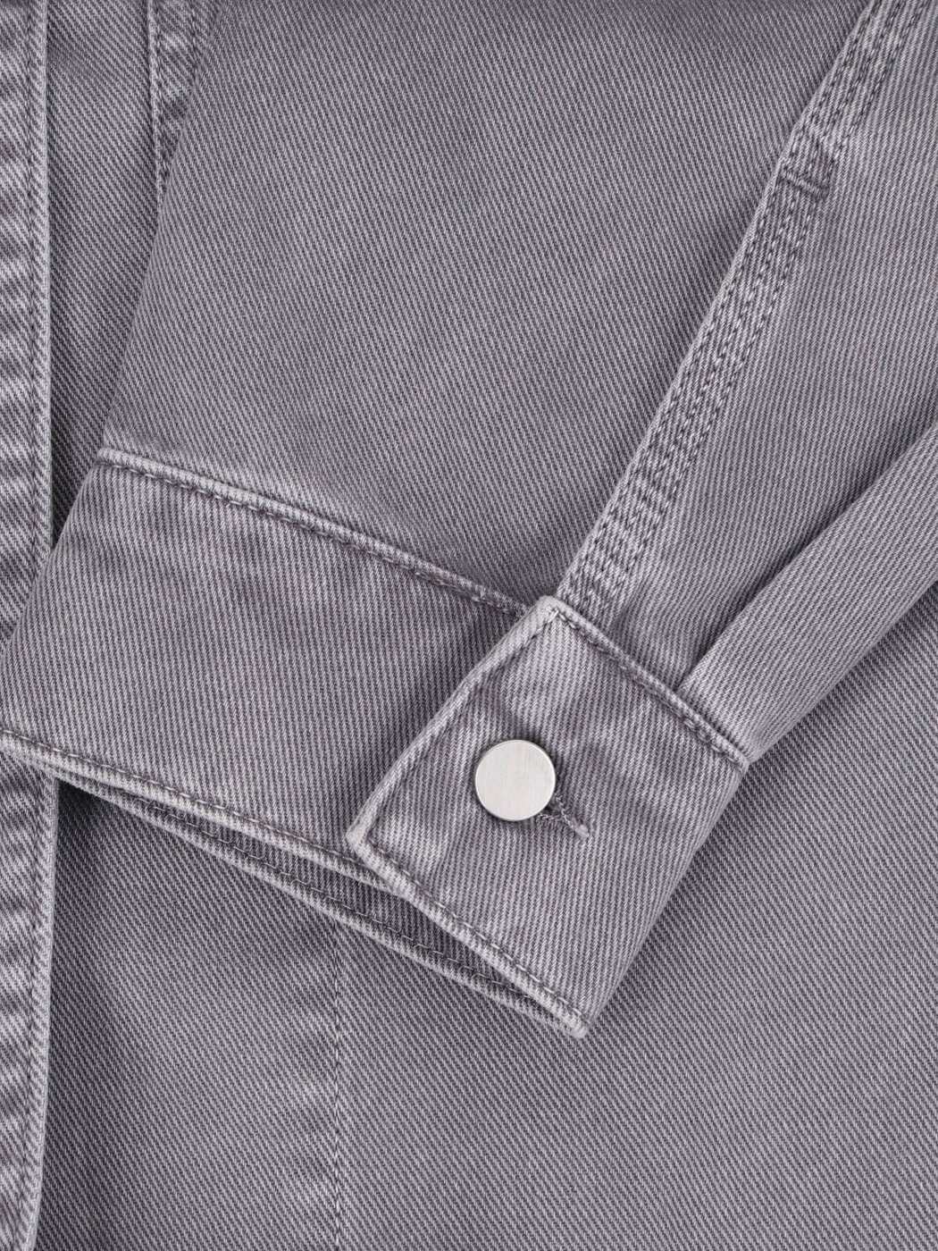 Boxy Relaxed Fit Shirt with Structured Collar