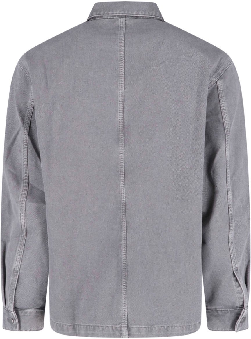 Boxy Relaxed Fit Shirt with Structured Collar