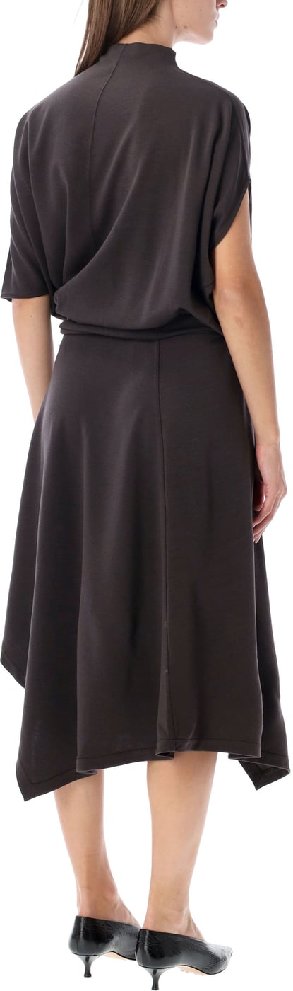 Twisted Dress Liquorice