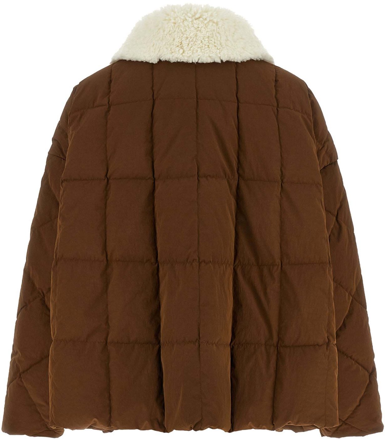 IENKI IENKI Brown Polyester Full-Length Jacket
