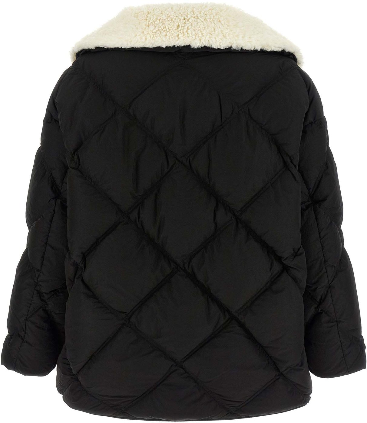 IENKI IENKI Black Nylon Full-Length Jacket