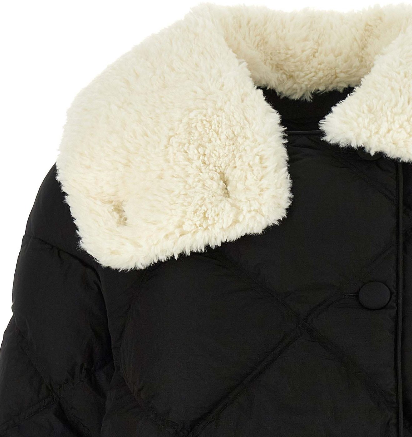 IENKI IENKI Black Nylon Full-Length Jacket