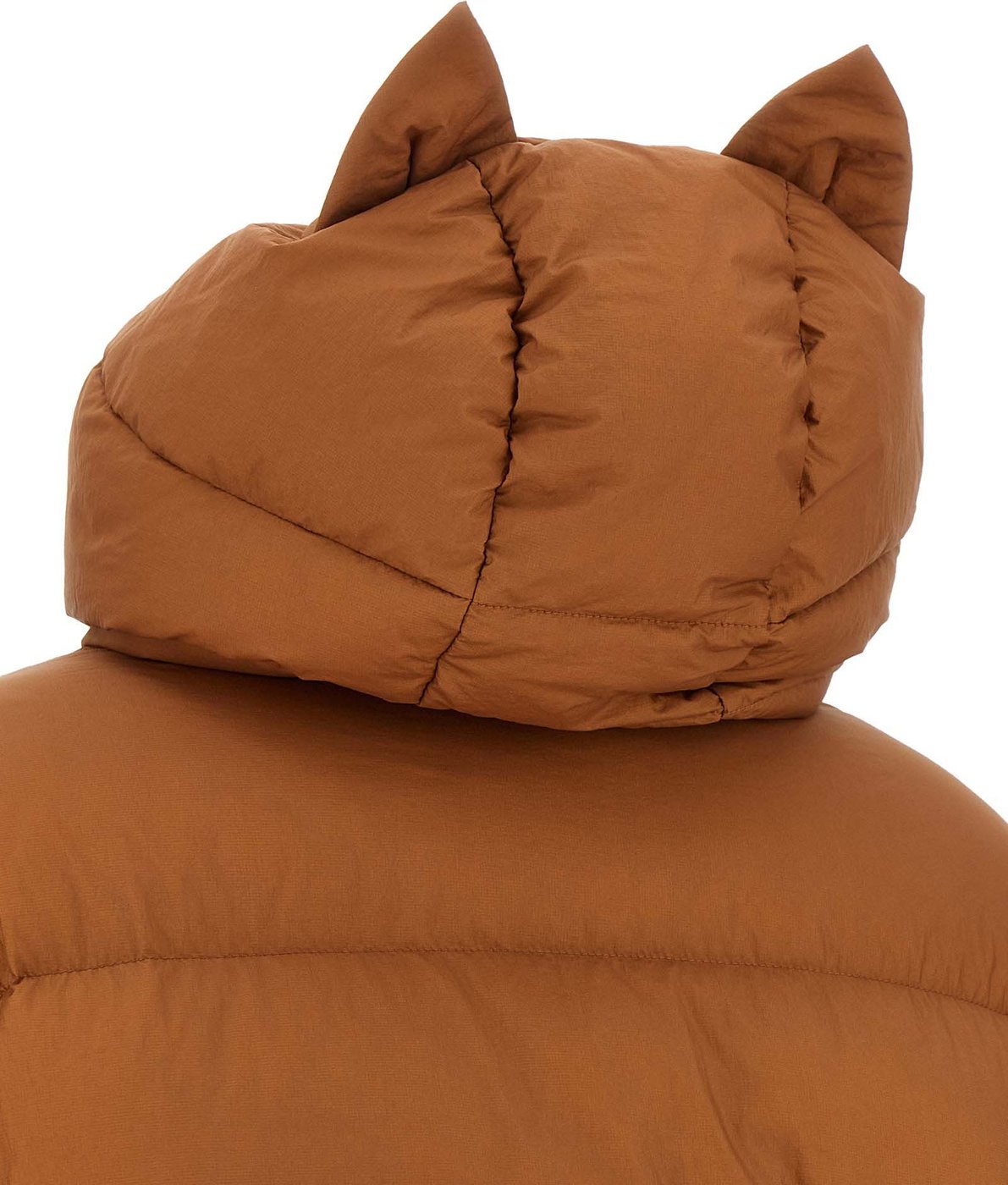 IENKI IENKI Brown Nylon Full-Length Jacket