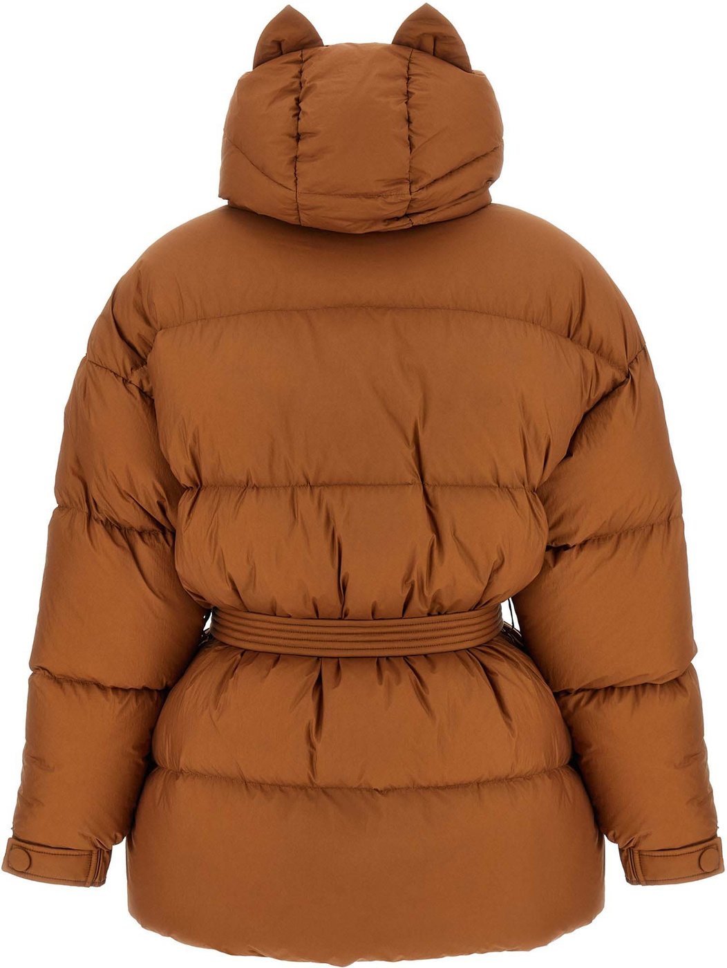 IENKI IENKI Brown Nylon Full-Length Jacket