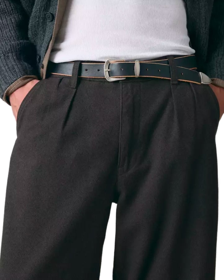 Pantaloni Chino Baggy Marroni