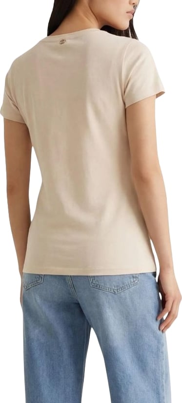 Liu Jo Beige Cotton T-Shirt