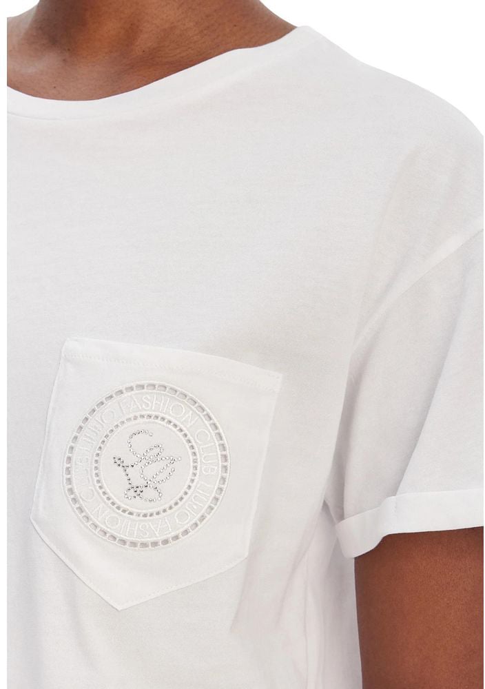 Liu Jo White Cotton T-Shirt