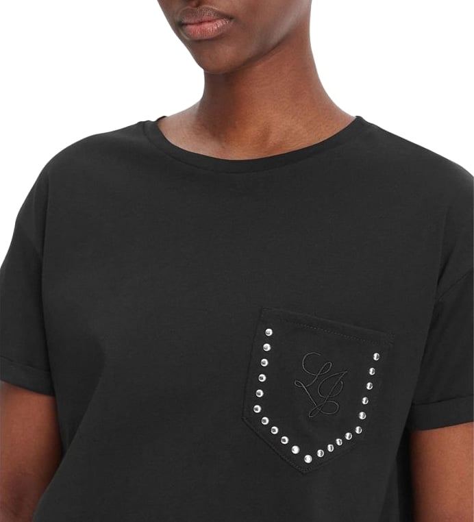 Liu Jo Bicolor Cotton T-Shirt