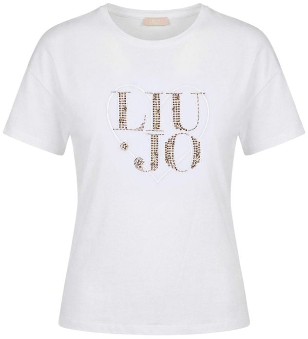 Liu Jo White Cotton T-Shirt