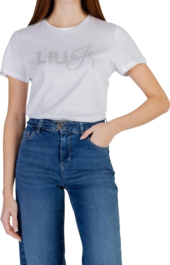 Liu Jo White Cotton T-Shirt