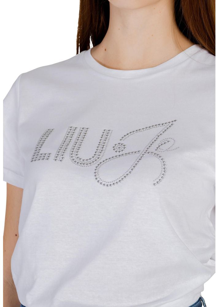 Liu Jo White Cotton T-Shirt