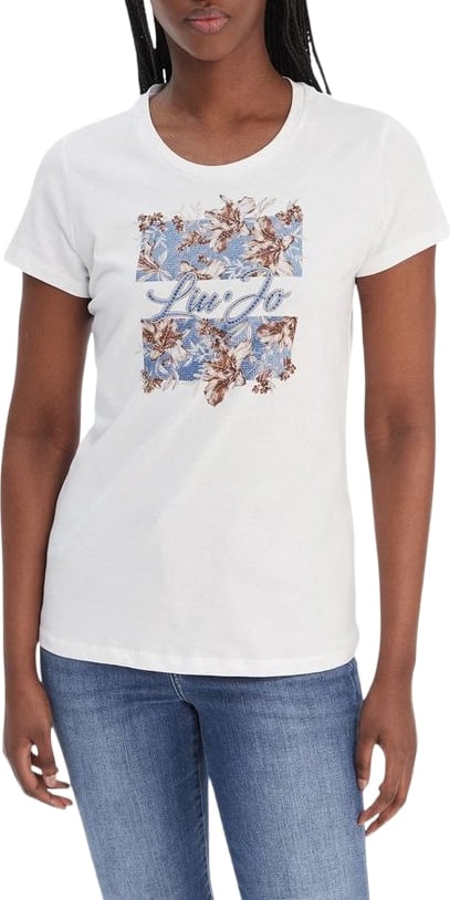 Liu Jo White Cotton T-Shirt