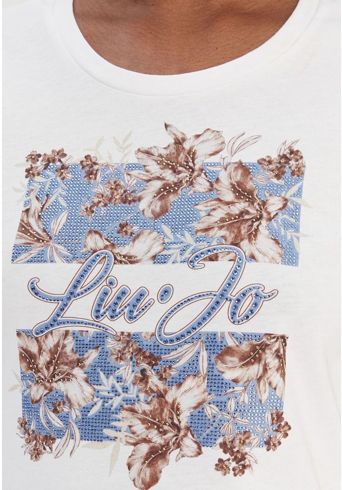 Liu Jo White Cotton T-Shirt