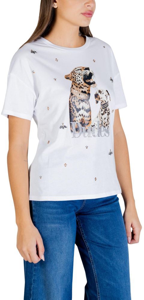 Liu Jo White Cotton T-Shirt