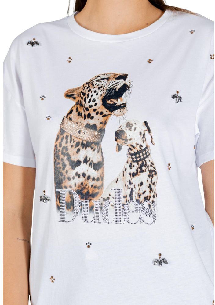 Liu Jo White Cotton T-Shirt