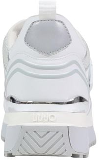 Liu Jo White Artificial Leather Chunky Sneakers