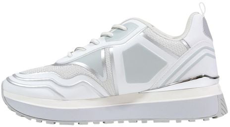 Liu Jo White Artificial Leather Chunky Sneakers