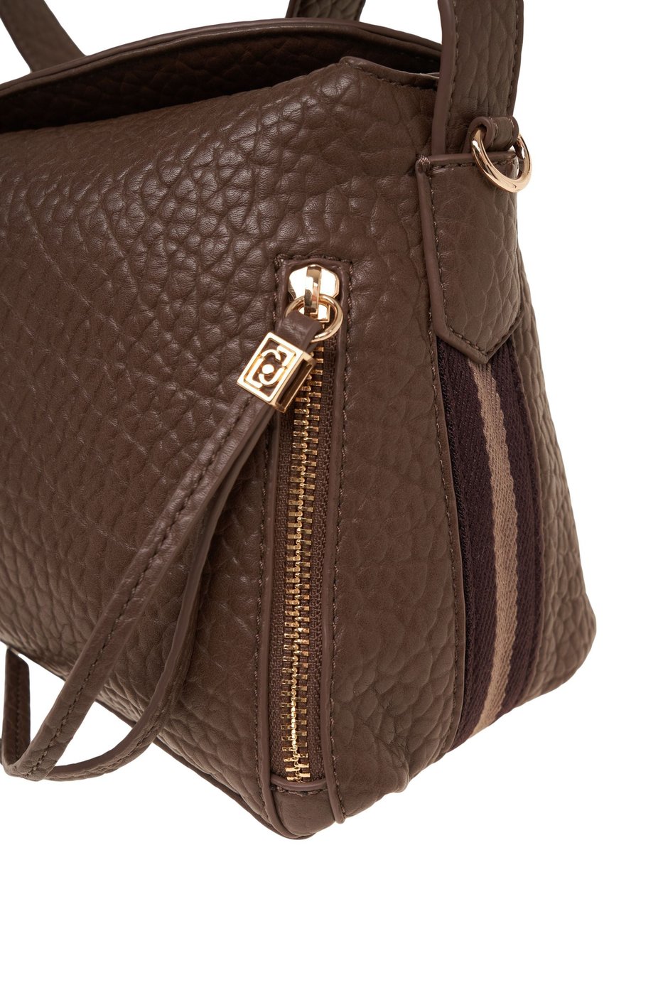 Handbag with logo lettering