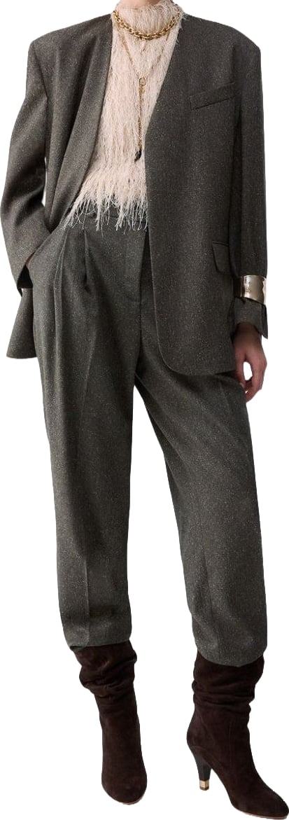 Jackets Dk.Green Tweed