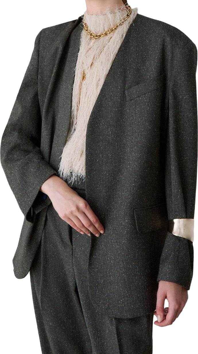 Jackets Dk.Green Tweed