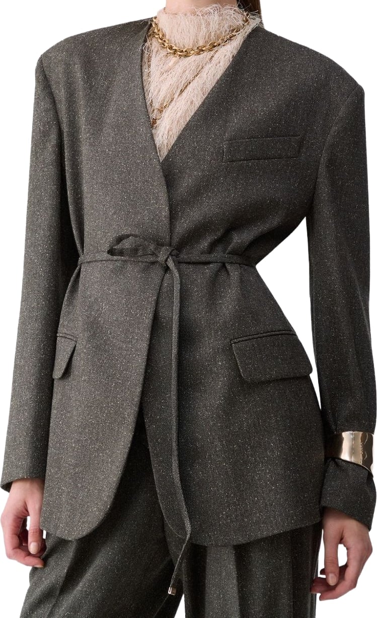 Jackets Dk.Green Tweed