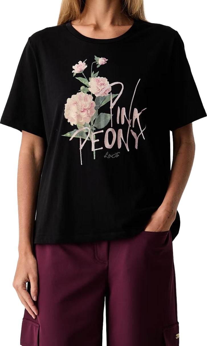 T-Shirts And Polos Nero/Pink