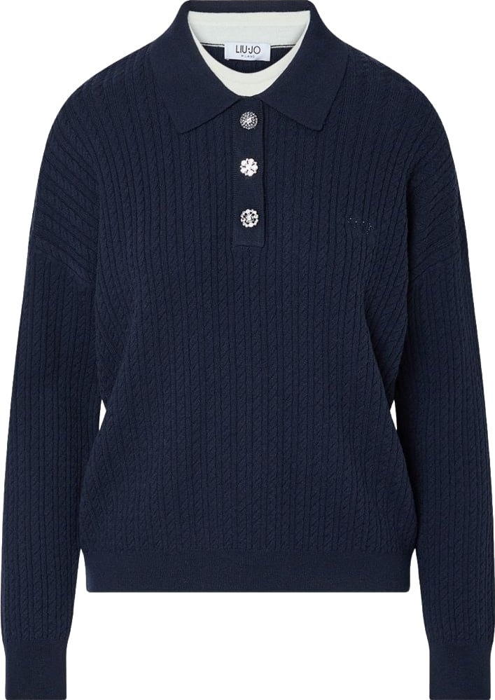 T-Shirts And Polos Nuit Noir/Bco Lana