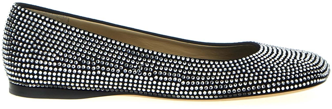 Loewe Black Goatskin Ballet Flats