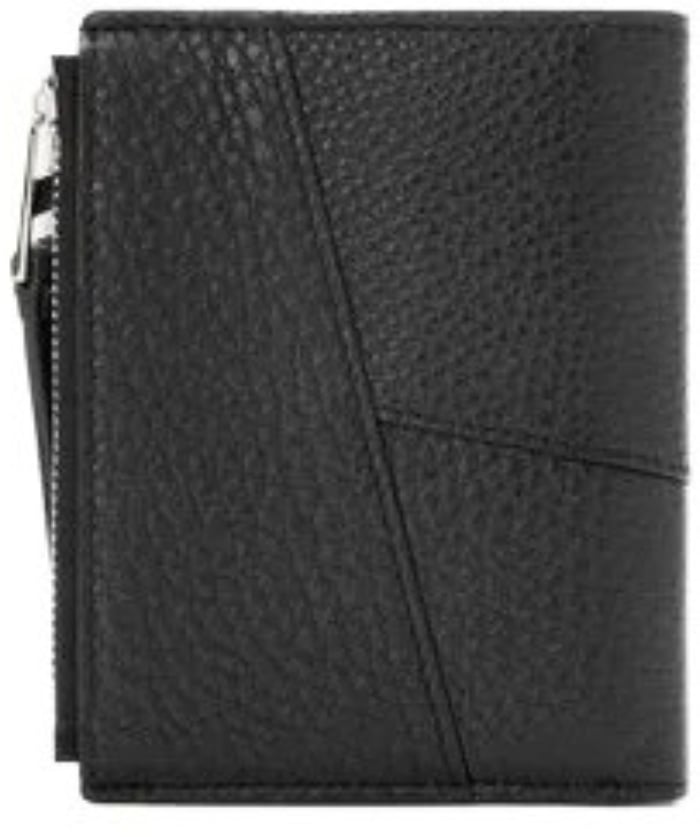 Loewe Puzzle Grained Leather Wallet Black