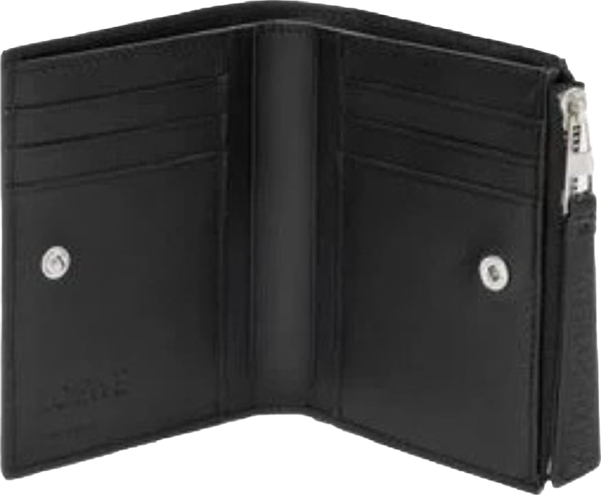 Loewe Puzzle Grained Leather Wallet Black