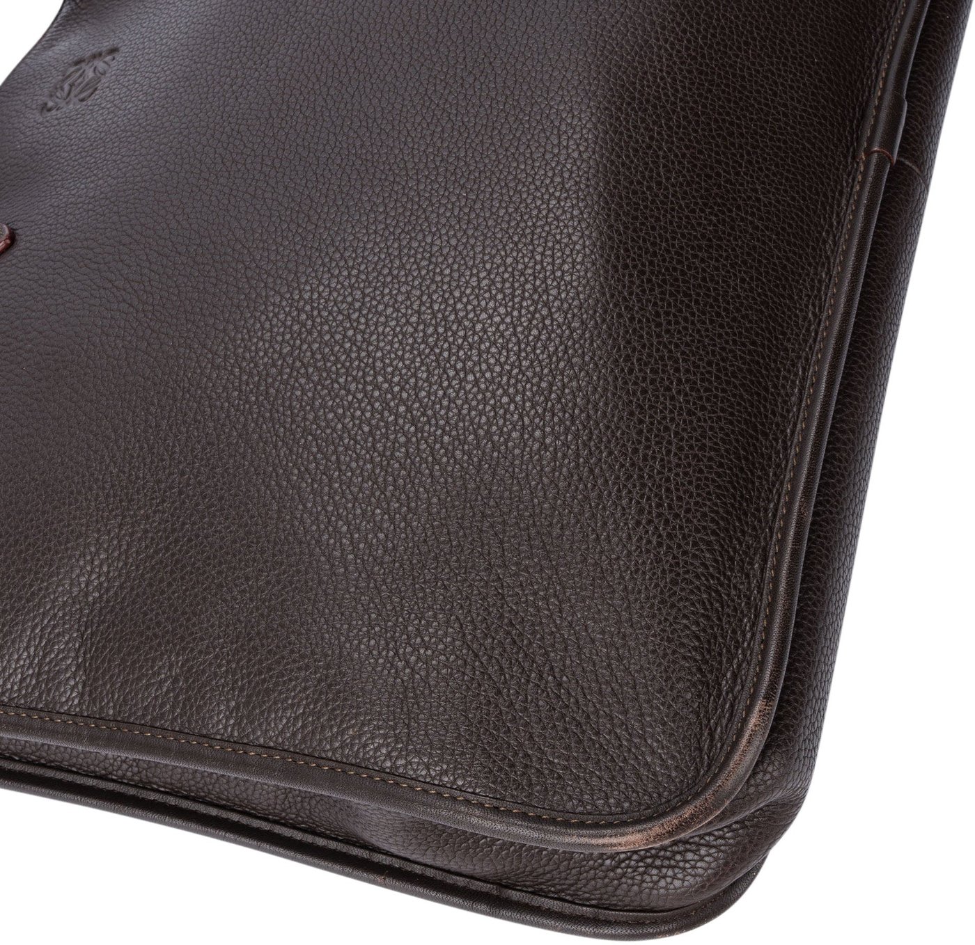 Loewe Brown Leather Business Bag