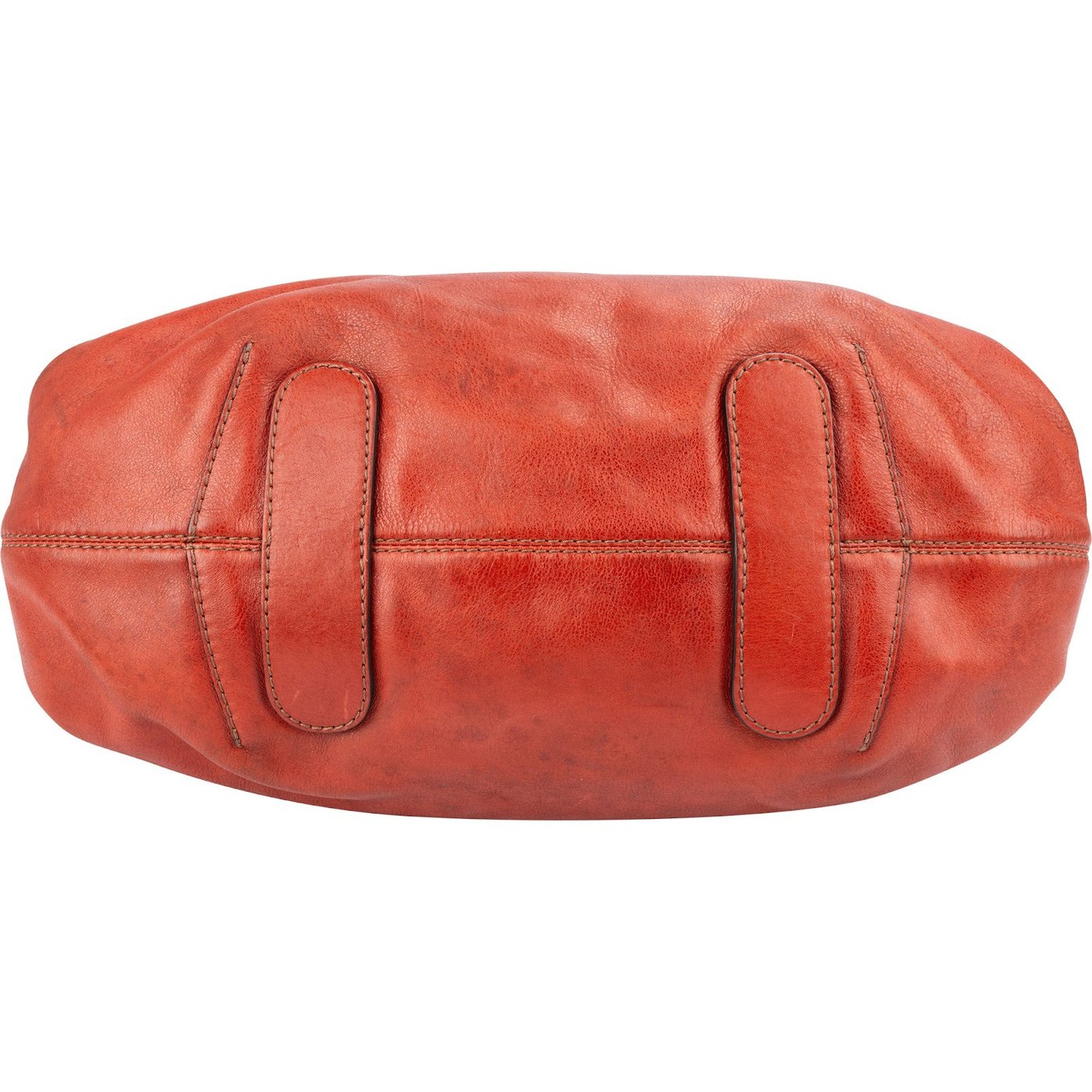 Loewe Orange Red Napa Aire Handbag