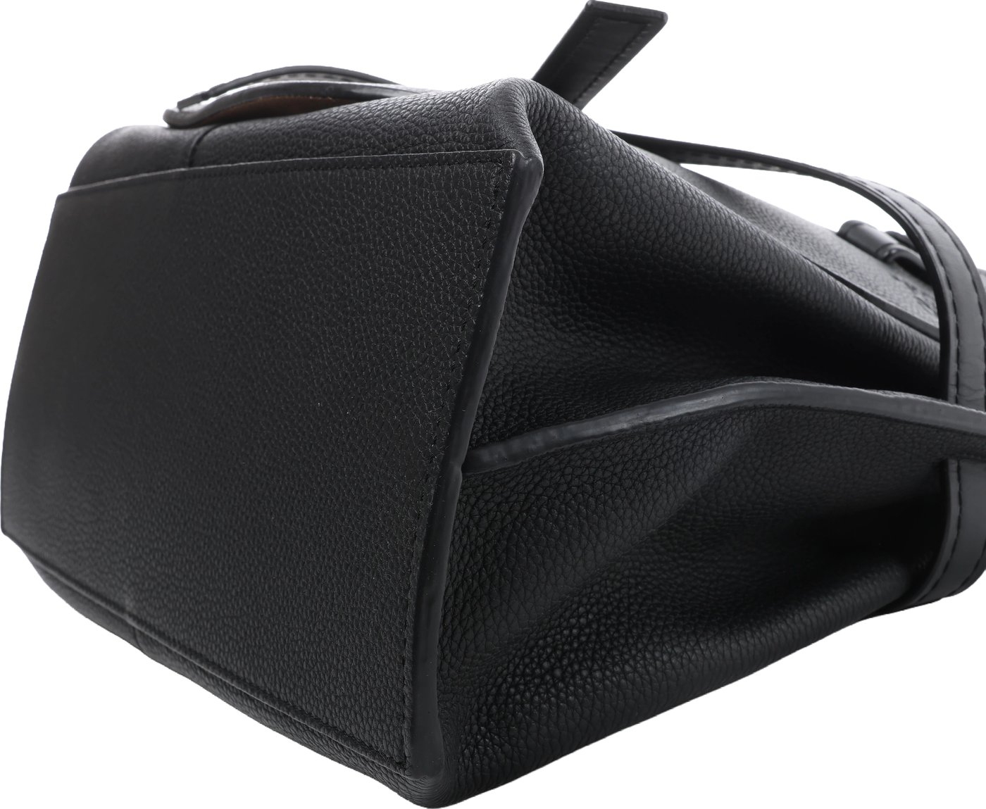 Loewe Gate Top Handle Leather 2Way Handbag in Black