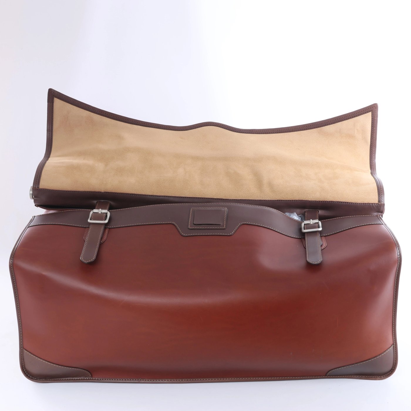 Loewe Vintage Leather Travel Bag in Brown