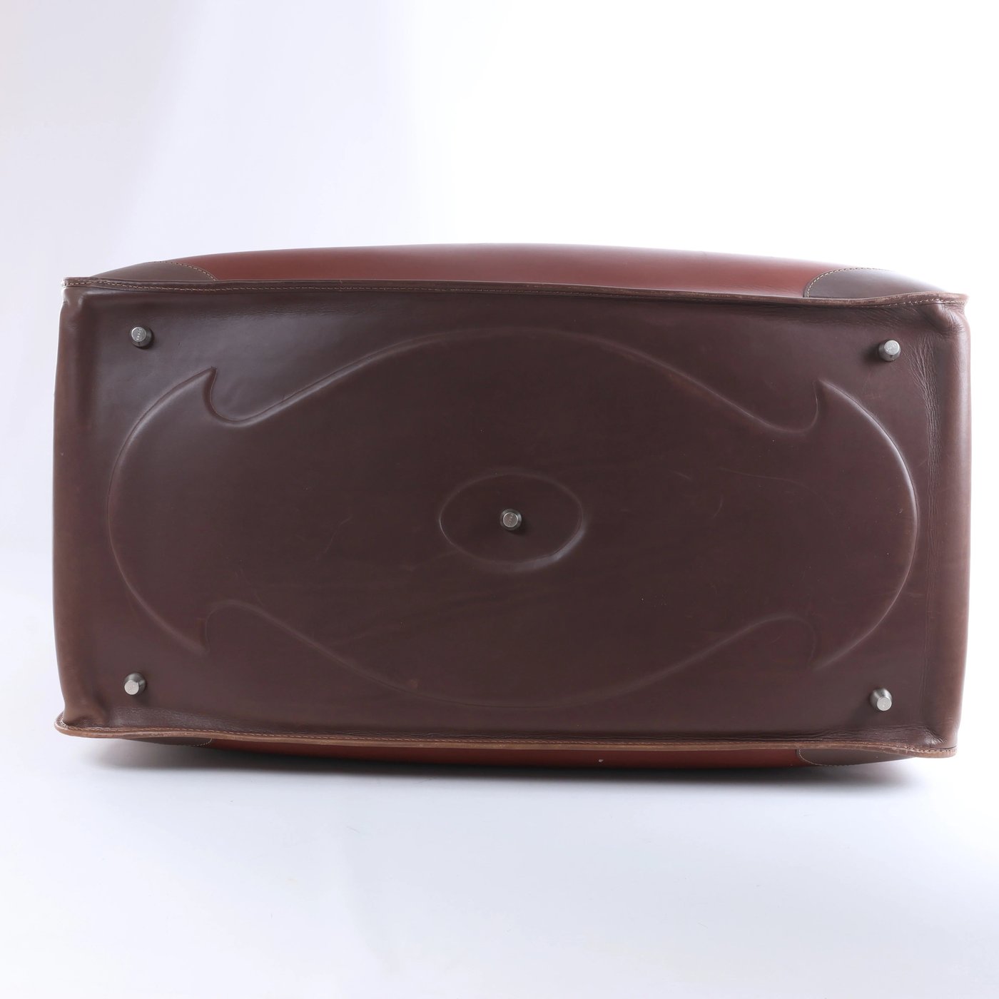 Loewe Vintage Leather Travel Bag in Brown