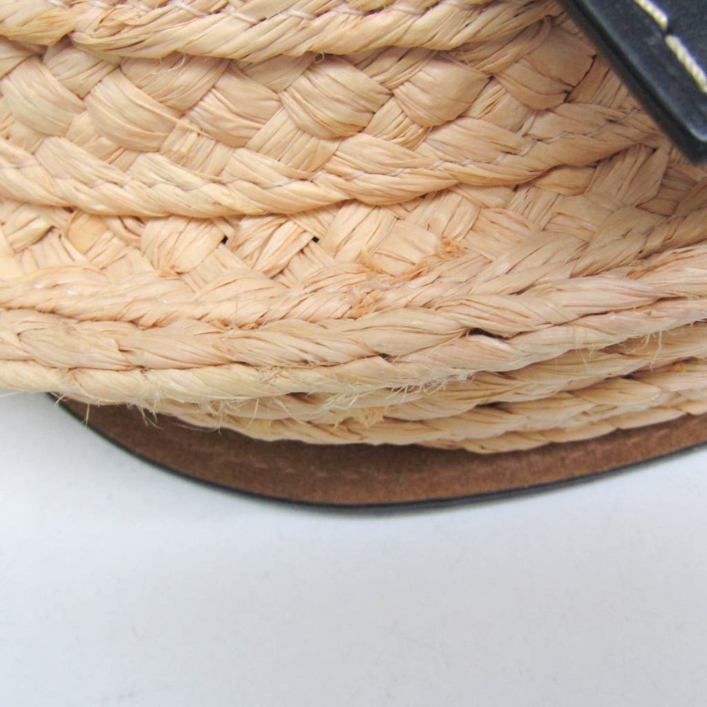 Loewe Gate Leather Leather with Raffia Mini