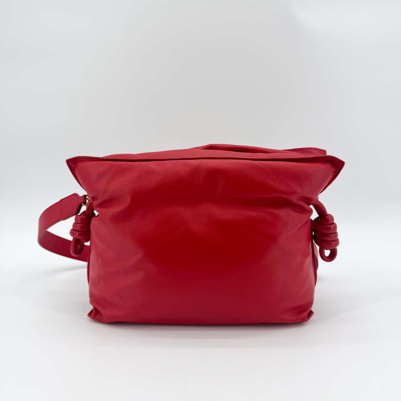Loewe Monochrome Flamenco Convertible Clutch Leather Small