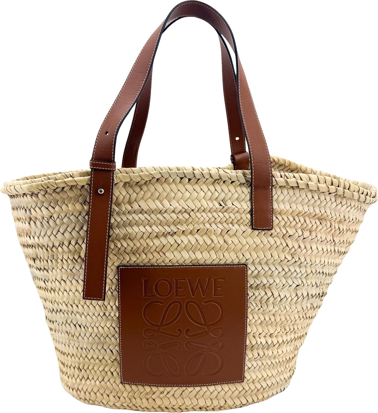 Loewe Elephant Basket Raffia Small