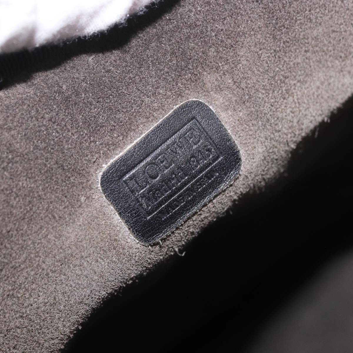 Loewe Vintage Anagram Zip Leather