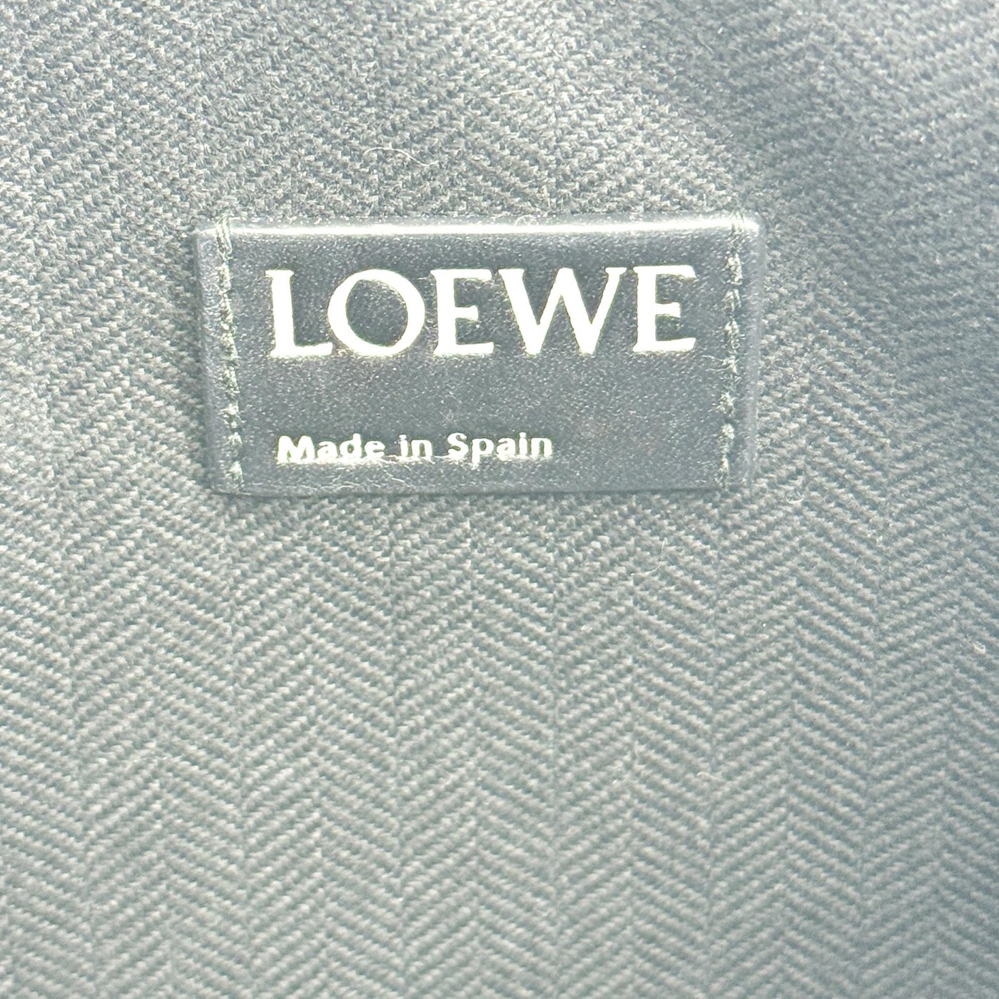 Loewe T Pouch Anagram Embossed Patent