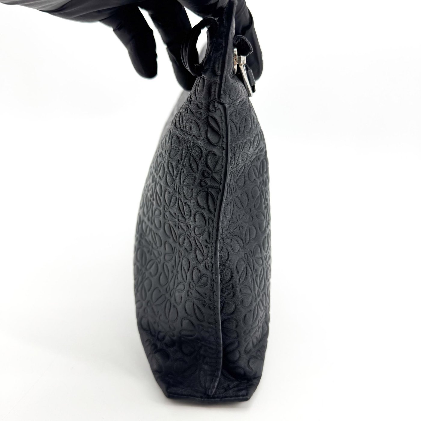 Loewe T Pouch Anagram Embossed Patent