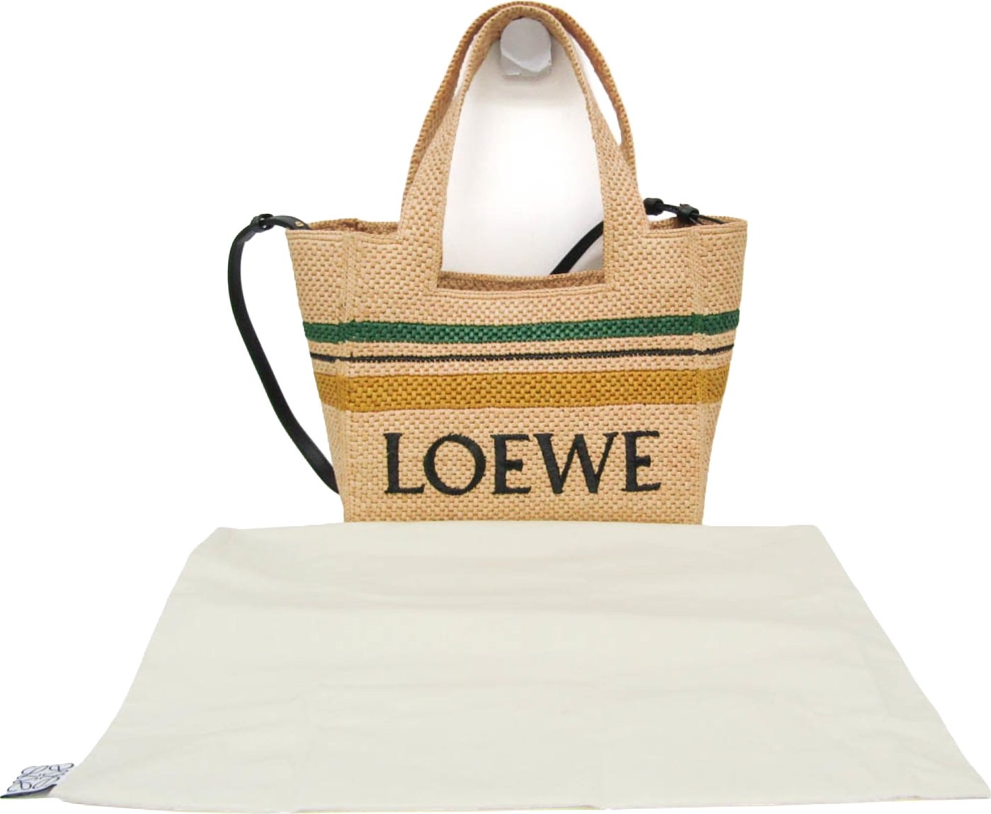 Loewe Paula's Ibiza Logo Raffia Large