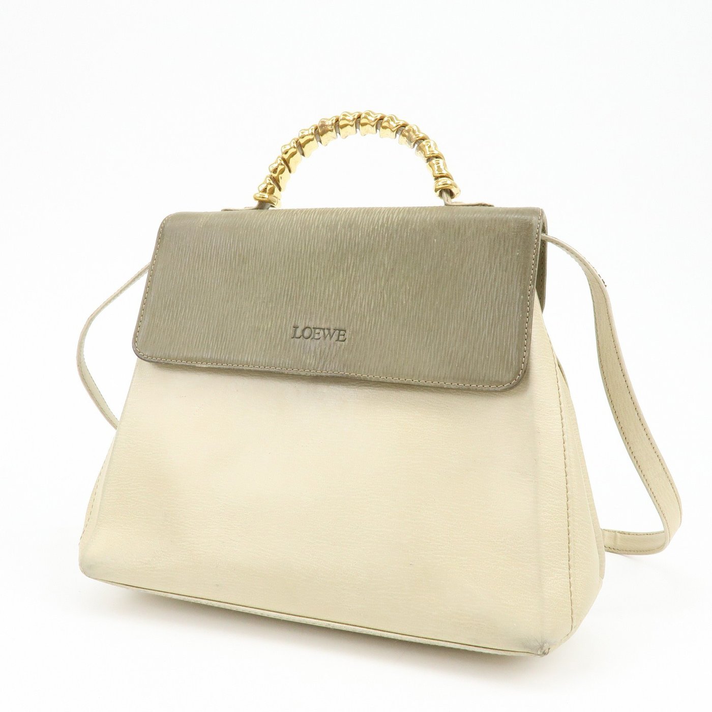 Loewe Vintage Velazquez Top Handle Leather