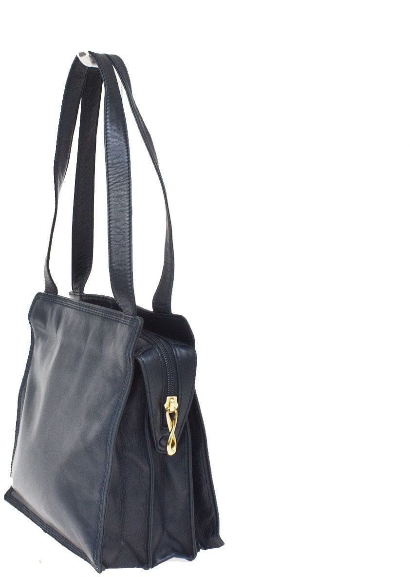 Loewe Vintage Anagram Zip Leather