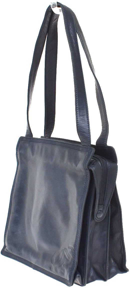 Loewe Vintage Anagram Zip Leather