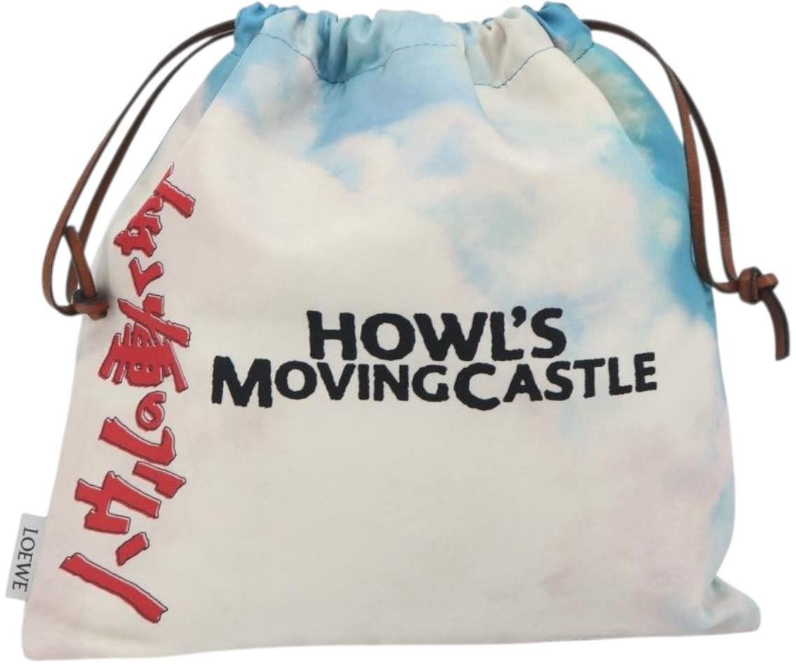 Loewe Paula Drawstring Printed Canvas Small