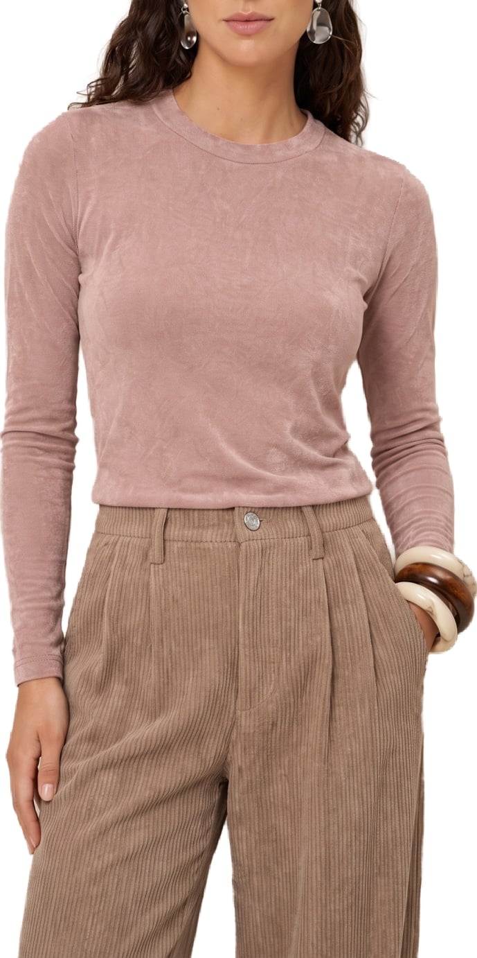 LOFTY MANNER - Shirt LM - Top Jessy - Oud Rose