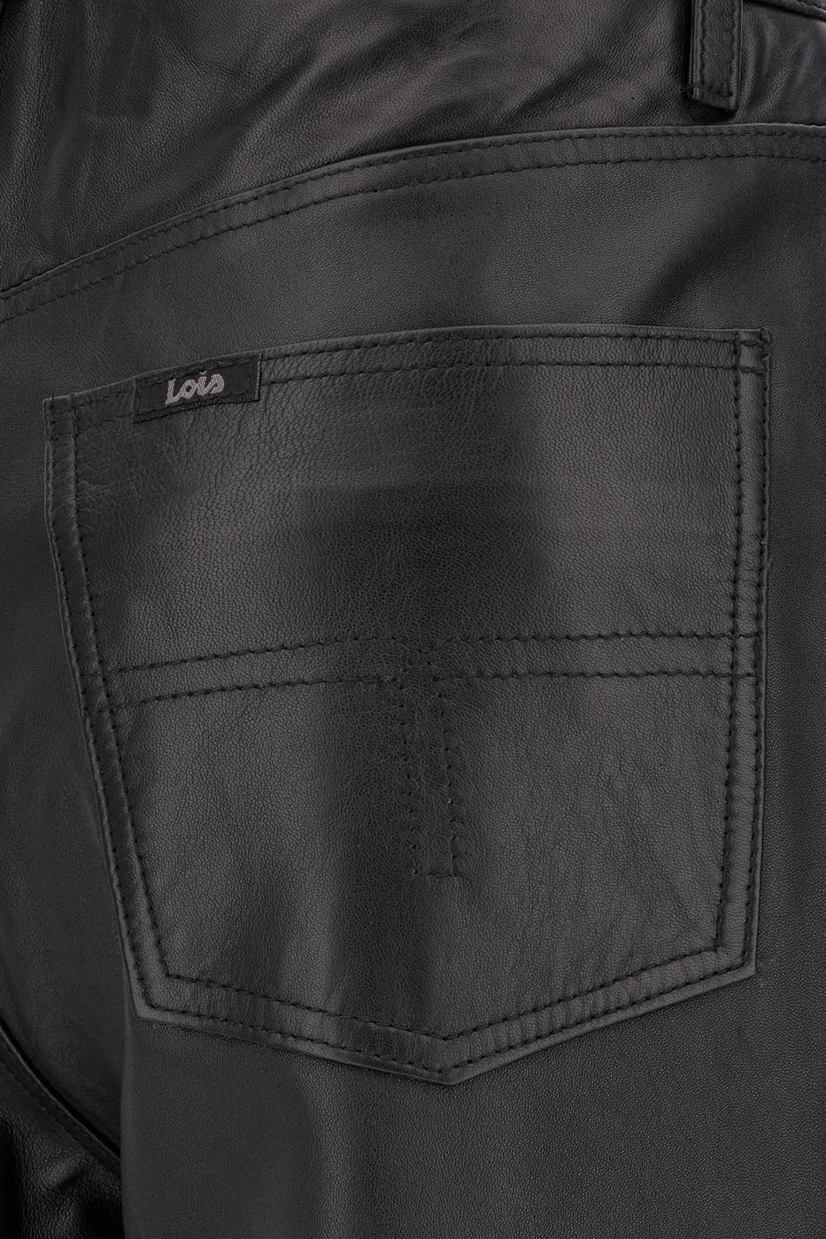 Lois Jeans Black leather pants